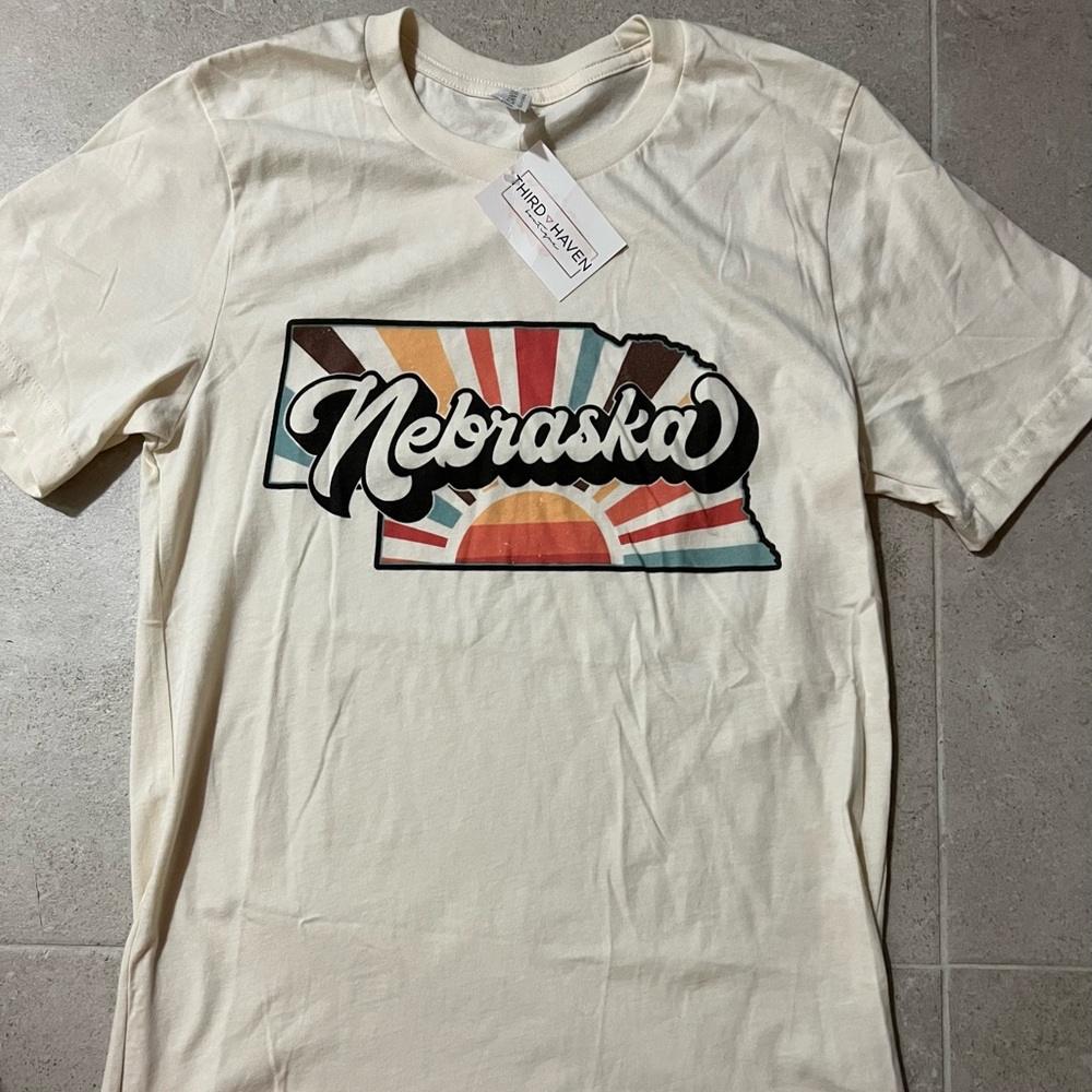 NWT.  Nebraska T-Shirt, Size small.